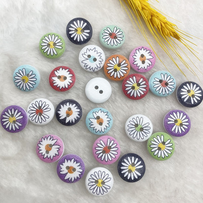 Νέο 15mm στρογγυλό κουμπί με μονόγραμμα Χριστουγεννιάτικο ρίγες καρό κουμπί Love Scrapbooking για αξεσουάρ ραπτικής διακόσμησης γάμου