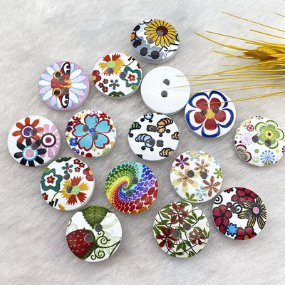 Νέο 15mm στρογγυλό κουμπί με μονόγραμμα Χριστουγεννιάτικο ρίγες καρό κουμπί Love Scrapbooking για αξεσουάρ ραπτικής διακόσμησης γάμου