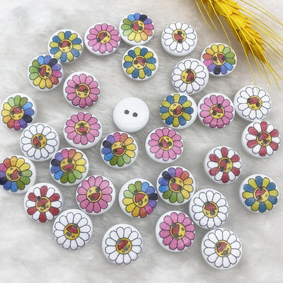 Νέο 15mm στρογγυλό κουμπί με μονόγραμμα Χριστουγεννιάτικο ρίγες καρό κουμπί Love Scrapbooking για αξεσουάρ ραπτικής διακόσμησης γάμου