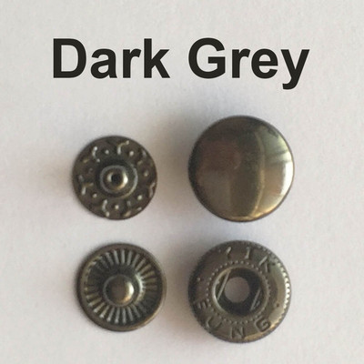 50 komplekti nahast nööpnõeltega kinnitusdetailide komplekt, 10 mm 12 mm 15 mm metallist nööpnööbid, trukid, 4 paigaldustööriista, nahast riiete nööbid