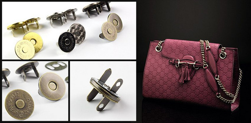 10 σετ Μαγνητικά κουμπιά κουμπώματα κουμπιά Τσάντα τσάντα Πορτοφόλι Τσάντες χειροτεχνίας Εξαρτήματα 11mm 14mm 18mm Διαλέξτε χρώματα