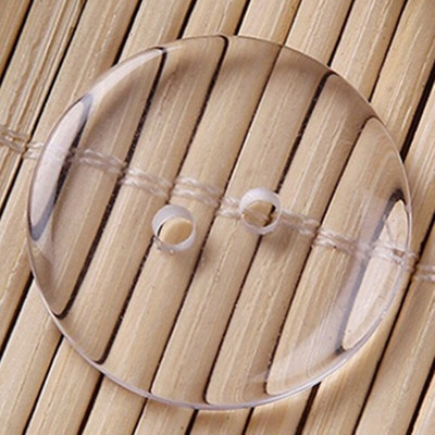 Új 9--25 mm-es két lyuk átlátszó fehér kis gombok fekete öltönypárna gomb kenyér kerek gyanta varrógombok barkácsolás Scrapbooking