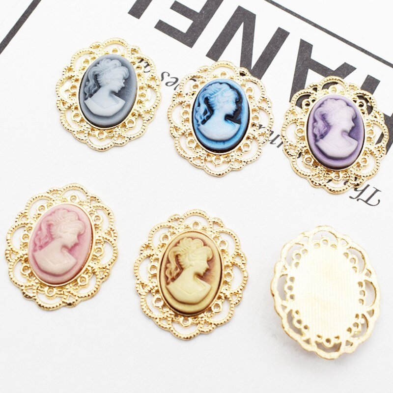 10kom 25*30MM metalni gumbi od smole DIY nakit Legirani gumbi za šivanje Vjenčani dodaci za kosu Ukrasni