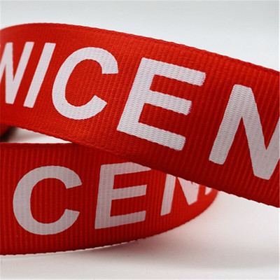 Εκτύπωση κορδέλας 25 χιλιοστών Grosgrain 5 γιάρδες NICE κορδέλα για πάρτι με φιόγκο μαλλιών Χριστουγεννιάτικη διακόσμηση γάμου Συσκευασία δώρου DIY