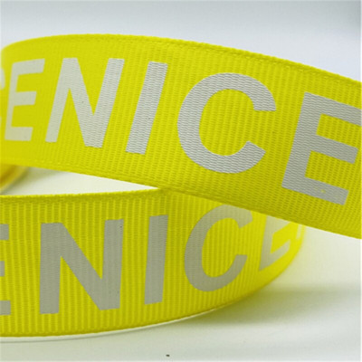 Εκτύπωση κορδέλας 25 χιλιοστών Grosgrain 5 γιάρδες NICE κορδέλα για πάρτι με φιόγκο μαλλιών Χριστουγεννιάτικη διακόσμηση γάμου Συσκευασία δώρου DIY