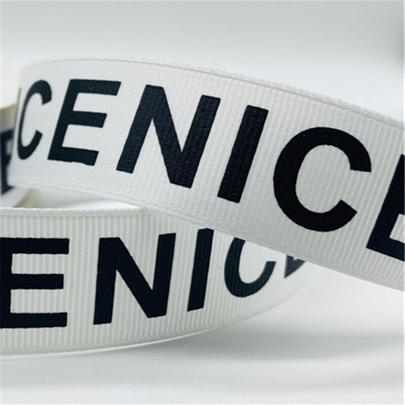 Εκτύπωση κορδέλας 25 χιλιοστών Grosgrain 5 γιάρδες NICE κορδέλα για πάρτι με φιόγκο μαλλιών Χριστουγεννιάτικη διακόσμηση γάμου Συσκευασία δώρου DIY