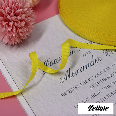 3/8" 10 mm 10 jardi õõnes servad Grosgrain riba lint peapael Juuksepael Käsitsi valmistatud käsitöö küpsetamine kinkekarbi ümbris pakkimismaterjal