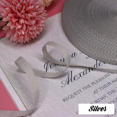 3/8" 10 mm 10 jardi õõnes servad Grosgrain riba lint peapael Juuksepael Käsitsi valmistatud käsitöö küpsetamine kinkekarbi ümbris pakkimismaterjal