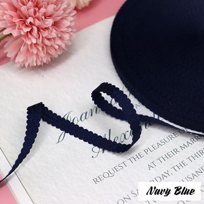 3/8" 10 mm 10 jardi õõnes servad Grosgrain riba lint peapael Juuksepael Käsitsi valmistatud käsitöö küpsetamine kinkekarbi ümbris pakkimismaterjal