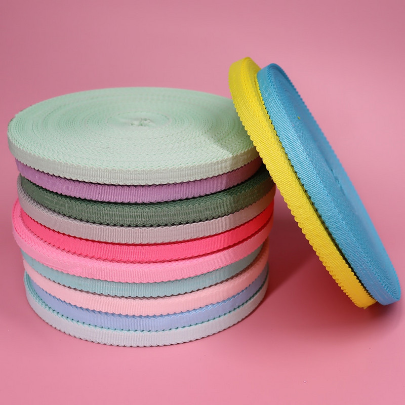 3/8" 10 mm 10 jardi õõnes servad Grosgrain riba lint peapael Juuksepael Käsitsi valmistatud käsitöö küpsetamine kinkekarbi ümbris pakkimismaterjal