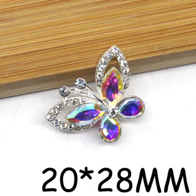 10 kom/lot Gumb od vještačkih dijamanata za odjeću Diy Šivanje nakita za obrtničke dodatke Leptirići ukrasi