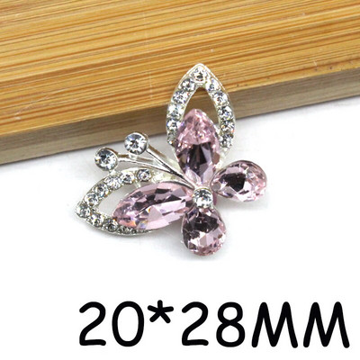 10 kom/lot Gumb od vještačkih dijamanata za odjeću Diy Šivanje nakita za obrtničke dodatke Leptirići ukrasi