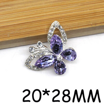 10 kom/lot Gumb od vještačkih dijamanata za odjeću Diy Šivanje nakita za obrtničke dodatke Leptirići ukrasi