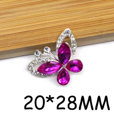 10 kom/lot Gumb od vještačkih dijamanata za odjeću Diy Šivanje nakita za obrtničke dodatke Leptirići ukrasi