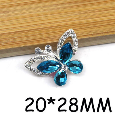 10 kom/lot Gumb od vještačkih dijamanata za odjeću Diy Šivanje nakita za obrtničke dodatke Leptirići ukrasi