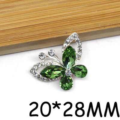 10 kom/lot Gumb od vještačkih dijamanata za odjeću Diy Šivanje nakita za obrtničke dodatke Leptirići ukrasi