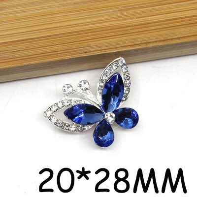 10 kom/lot Gumb od vještačkih dijamanata za odjeću Diy Šivanje nakita za obrtničke dodatke Leptirići ukrasi