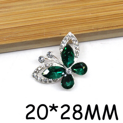 10 kom/lot Gumb od vještačkih dijamanata za odjeću Diy Šivanje nakita za obrtničke dodatke Leptirići ukrasi