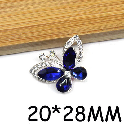 10 kom/lot Gumb od vještačkih dijamanata za odjeću Diy Šivanje nakita za obrtničke dodatke Leptirići ukrasi
