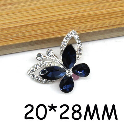 10 kom/lot Gumb od vještačkih dijamanata za odjeću Diy Šivanje nakita za obrtničke dodatke Leptirići ukrasi
