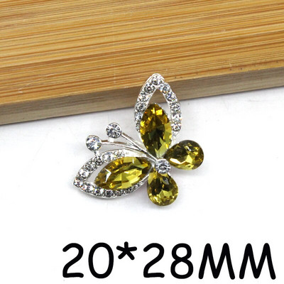 10 kom/lot Gumb od vještačkih dijamanata za odjeću Diy Šivanje nakita za obrtničke dodatke Leptirići ukrasi