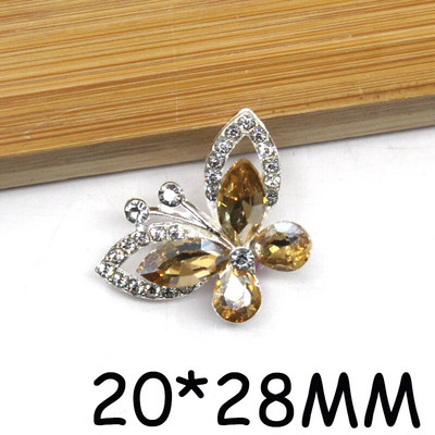 10 kom/lot Gumb od vještačkih dijamanata za odjeću Diy Šivanje nakita za obrtničke dodatke Leptirići ukrasi