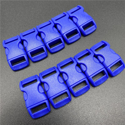 10 kom/lot 10 mm unutarnjeg promjera oblikovanog bočnog otpuštanja za paracord narukvicu plastična kopča DIY Pet otpuštanje kopča