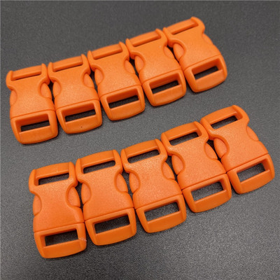 10 kom/lot 10 mm unutarnjeg promjera oblikovanog bočnog otpuštanja za paracord narukvicu plastična kopča DIY Pet otpuštanje kopča