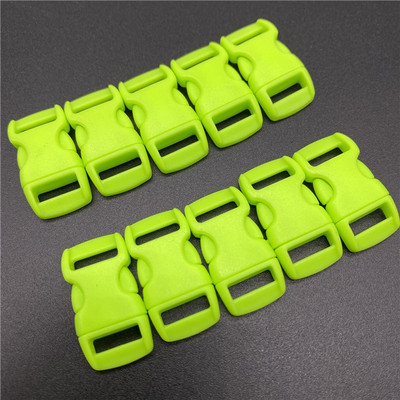 10 kom/lot 10 mm unutarnjeg promjera oblikovanog bočnog otpuštanja za paracord narukvicu plastična kopča DIY Pet otpuštanje kopča