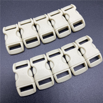 10 kom/lot 10 mm unutarnjeg promjera oblikovanog bočnog otpuštanja za paracord narukvicu plastična kopča DIY Pet otpuštanje kopča