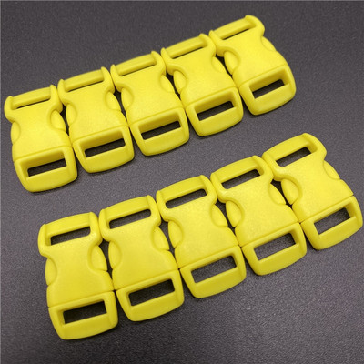 10 kom/lot 10 mm unutarnjeg promjera oblikovanog bočnog otpuštanja za paracord narukvicu plastična kopča DIY Pet otpuštanje kopča