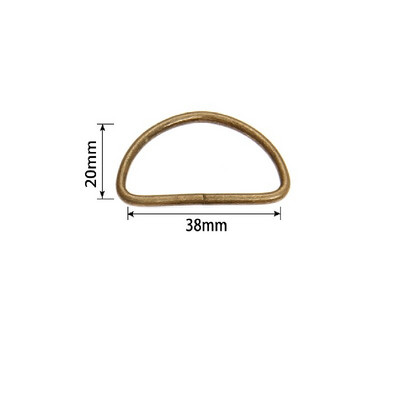 20 tk/partii Metallist D Rõngas Pandlag Käekott Rahakott Rihm Koera kaelarihm Ketiklamber DIY Näputöö Raske, Tugev Paksus