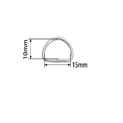 20 tk/partii Metallist D Rõngas Pandlag Käekott Rahakott Rihm Koera kaelarihm Ketiklamber DIY Näputöö Raske, Tugev Paksus