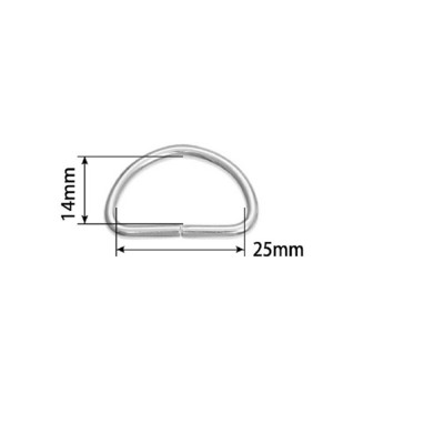 20 tk/partii Metallist D Rõngas Pandlag Käekott Rahakott Rihm Koera kaelarihm Ketiklamber DIY Näputöö Raske, Tugev Paksus