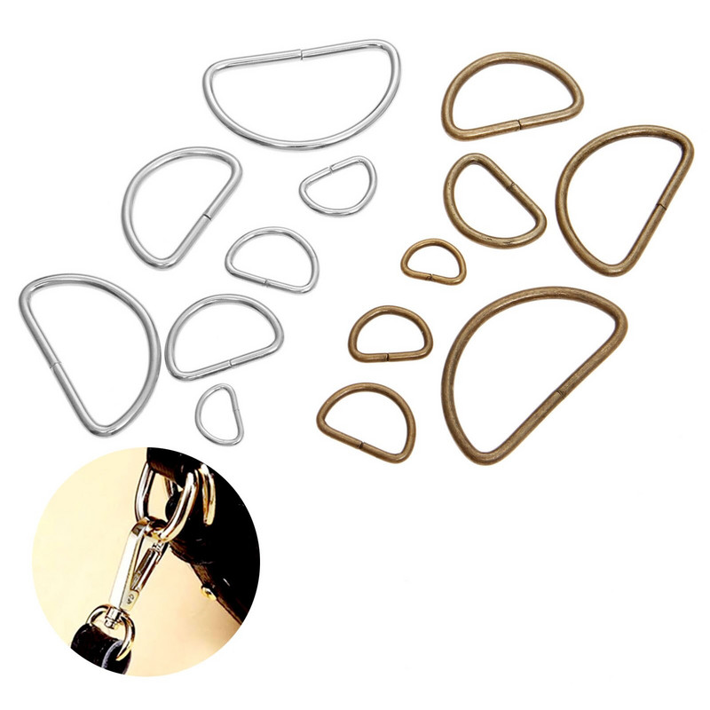 20 tk/partii Metallist D Rõngas Pandlag Käekott Rahakott Rihm Koera kaelarihm Ketiklamber DIY Näputöö Raske, Tugev Paksus