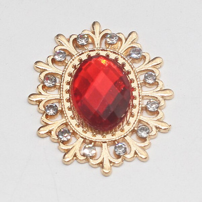 Vruća rasprodaja, 10 komada 25*28 mm modni akrilni metalni gumbi s rubom latica za zanatski pribor za šivanje DIY ručno izrađena ukrasna odjeća