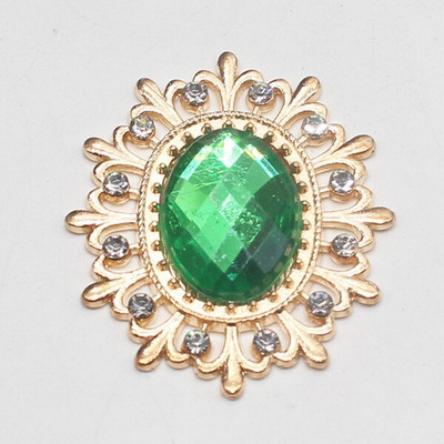 Vruća rasprodaja, 10 komada 25*28 mm modni akrilni metalni gumbi s rubom latica za zanatski pribor za šivanje DIY ručno izrađena ukrasna odjeća