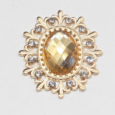 Vruća rasprodaja, 10 komada 25*28 mm modni akrilni metalni gumbi s rubom latica za zanatski pribor za šivanje DIY ručno izrađena ukrasna odjeća