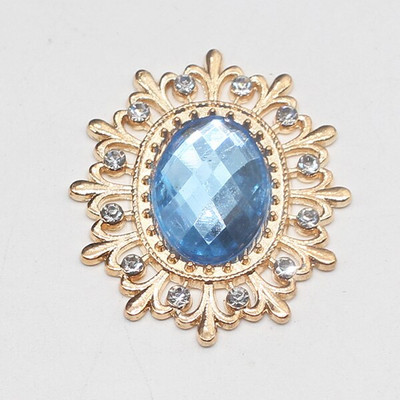 Vruća rasprodaja, 10 komada 25*28 mm modni akrilni metalni gumbi s rubom latica za zanatski pribor za šivanje DIY ručno izrađena ukrasna odjeća