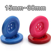 15 χιλιοστά 18 χιλιοστά 20 χιλιοστά 23 χιλιοστά 25 χιλιοστά 28 χιλιοστά 30 χιλιοστά 34 χιλιοστά 38 χιλιοστά 4 τρύπες πλαστική ρητίνη στρογγυλά κουμπιά Μαύρο λευκό κουμπί για ράψιμο Scrapbooking DIY