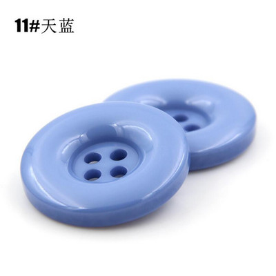 15 χιλιοστά 18 χιλιοστά 20 χιλιοστά 23 χιλιοστά 25 χιλιοστά 28 χιλιοστά 30 χιλιοστά 34 χιλιοστά 38 χιλιοστά 4 τρύπες πλαστική ρητίνη στρογγυλά κουμπιά Μαύρο λευκό κουμπί για ράψιμο Scrapbooking DIY