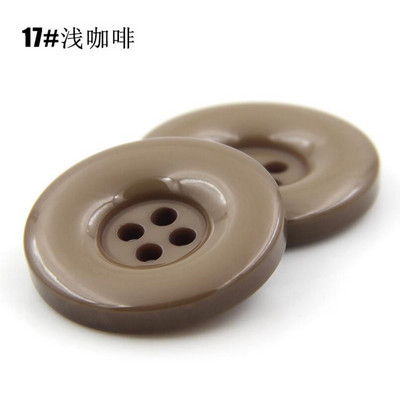 15 χιλιοστά 18 χιλιοστά 20 χιλιοστά 23 χιλιοστά 25 χιλιοστά 28 χιλιοστά 30 χιλιοστά 34 χιλιοστά 38 χιλιοστά 4 τρύπες πλαστική ρητίνη στρογγυλά κουμπιά Μαύρο λευκό κουμπί για ράψιμο Scrapbooking DIY