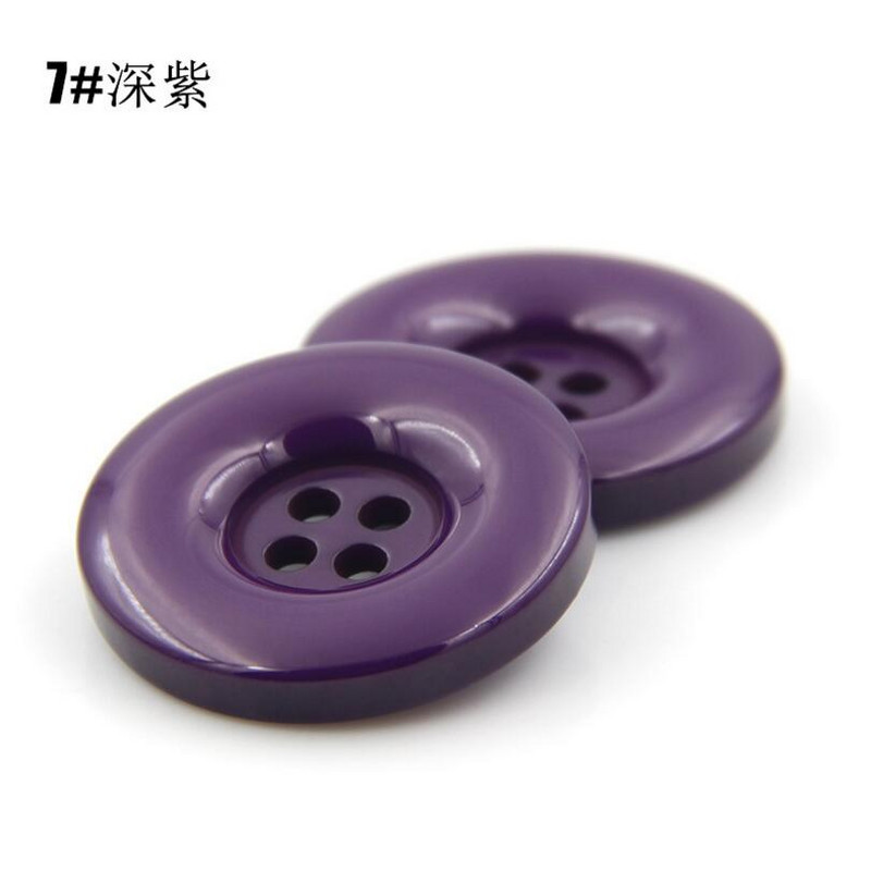 15 χιλιοστά 18 χιλιοστά 20 χιλιοστά 23 χιλιοστά 25 χιλιοστά 28 χιλιοστά 30 χιλιοστά 34 χιλιοστά 38 χιλιοστά 4 τρύπες πλαστική ρητίνη στρογγυλά κουμπιά Μαύρο λευκό κουμπί για ράψιμο Scrapbooking DIY