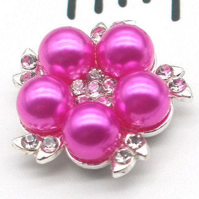 Κουμπί λουλουδιών μαργαριταριών 21mm για ρούχα Diy Manualidades Διακοσμητικό πολύχρωμο κουμπί ραπτικής στρας για κεντήματα