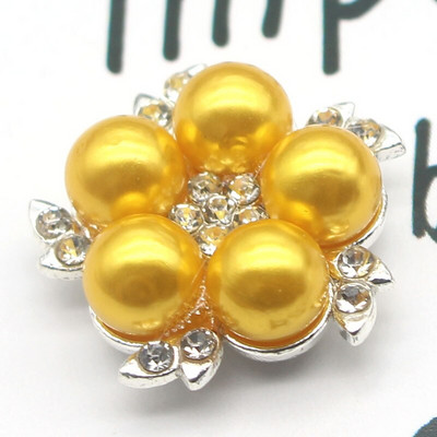 Κουμπί λουλουδιών μαργαριταριών 21mm για ρούχα Diy Manualidades Διακοσμητικό πολύχρωμο κουμπί ραπτικής στρας για κεντήματα