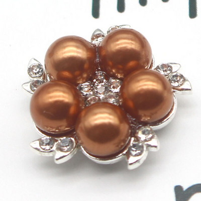 Κουμπί λουλουδιών μαργαριταριών 21mm για ρούχα Diy Manualidades Διακοσμητικό πολύχρωμο κουμπί ραπτικής στρας για κεντήματα