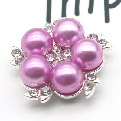 Κουμπί λουλουδιών μαργαριταριών 21mm για ρούχα Diy Manualidades Διακοσμητικό πολύχρωμο κουμπί ραπτικής στρας για κεντήματα