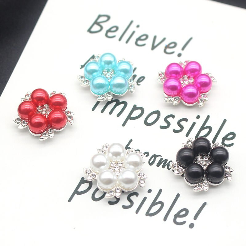 Κουμπί λουλουδιών μαργαριταριών 21mm για ρούχα Diy Manualidades Διακοσμητικό πολύχρωμο κουμπί ραπτικής στρας για κεντήματα