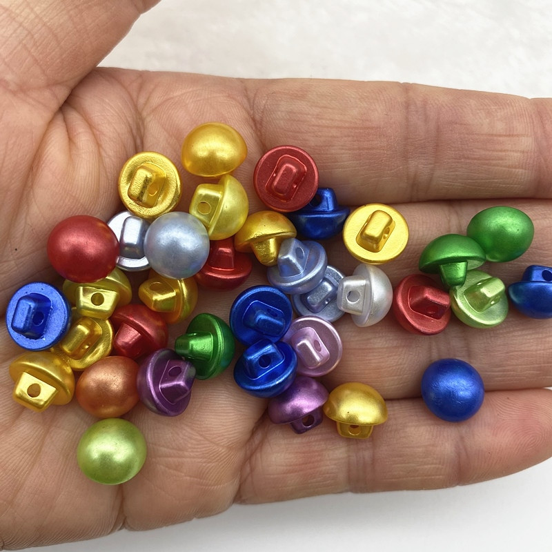 30 τμχ 10mm Παιδικά ρούχα καραμέλα Χρώμα κουμπιά Κινούμενα σχέδια πουκάμισα με κουμπιά ρούχα διακοσμημένα στο χέρι με αξεσουάρ χειροτεχνίας DIY