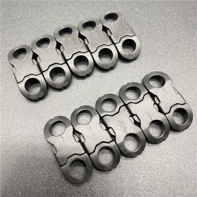 10 τμχ/Παρτίδα 8mm Στρογγυλή εσωτερική διάμετρος πλάγιας απελευθέρωσης για βραχιόλι Paracord Πλαστική πόρπη DIY Πόρπη απελευθέρωσης κατοικίδιων